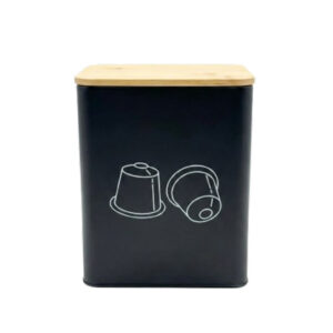 Tarro cocina café negro